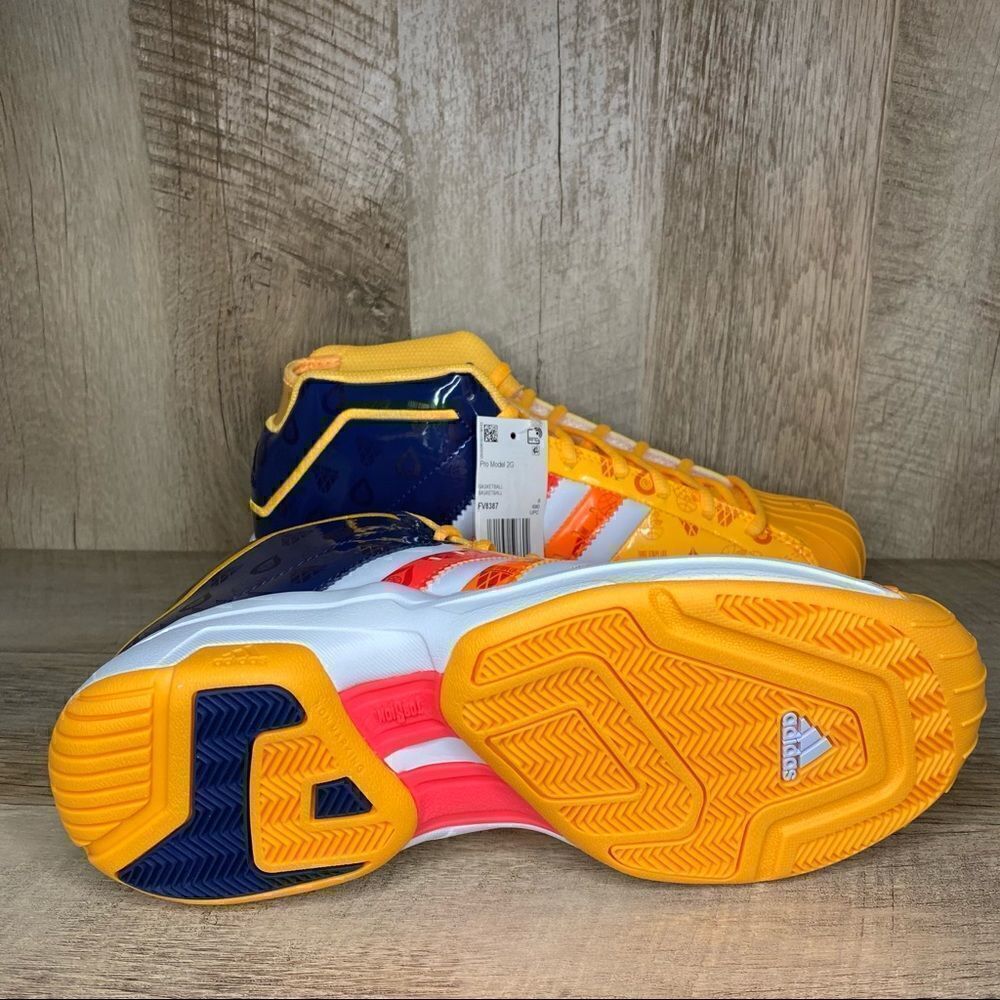Adidas Pro Model 2G “Signal Orange” size 8.5 - Picture 7 of 9